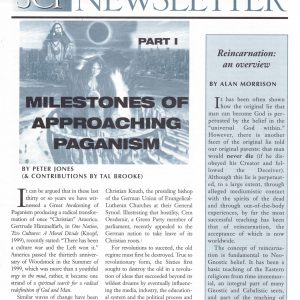Milestones of Approaching Paganism - Part I
