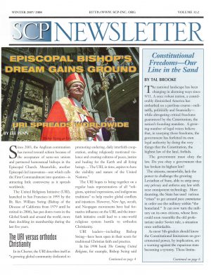 Episcopal Bishop's Dream Gains Ground